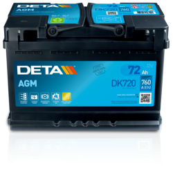 Bateria Deta DK720 12V 72Ah AGM