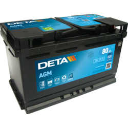 Bateria Deta DK800 12V 80Ah AGM