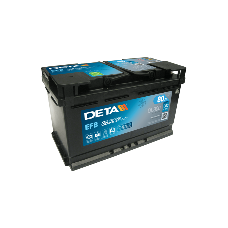 Bateria Deta DL800 12V 80Ah EFB