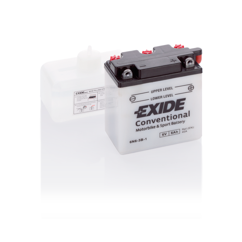 Batterie Exide 6N6-3B-1 6V 6Ah