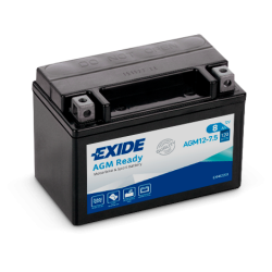 Exide AGM12-7.5 battery 12V 8Ah AGM