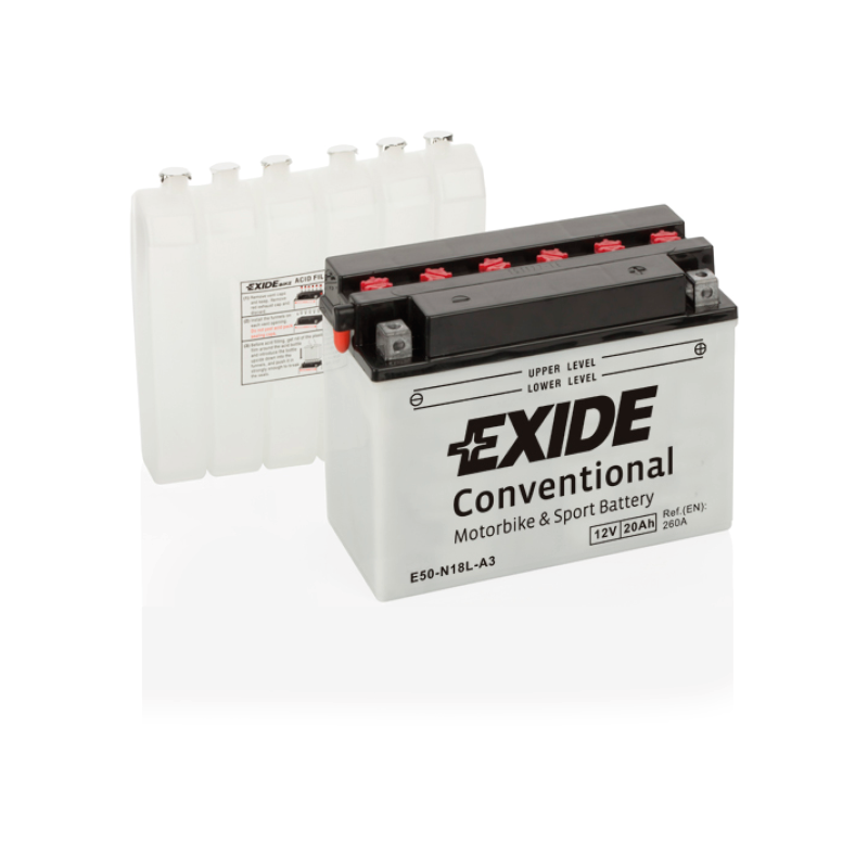 Exide E50-N18L-A3 battery 12V 20Ah