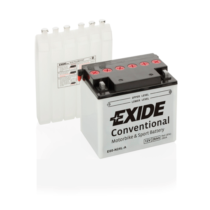 Bateria Exide E60-N24L-A 28Ah - 1