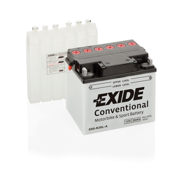 Bateria Exide E60-N30L-A 30Ah - 1