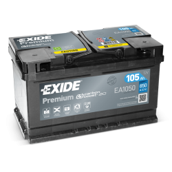 Batería Exide EA1050 12V 105Ah