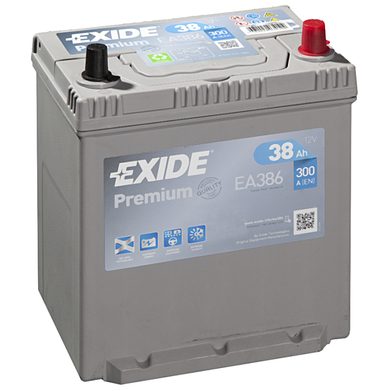Batterie Exide EA386 12V 38Ah