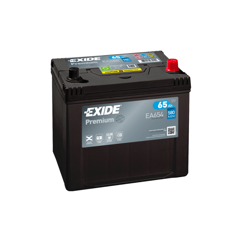 Batterie Exide EA654 12V 65Ah
