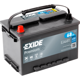 Bateria Exide EA681 68Ah - 1