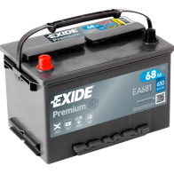 Bateria Exide EA681 68Ah - 1