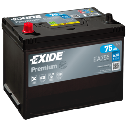 Bateria Exide EA755 75Ah - 1