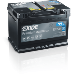 Batterie Exide EA770 12V 77Ah