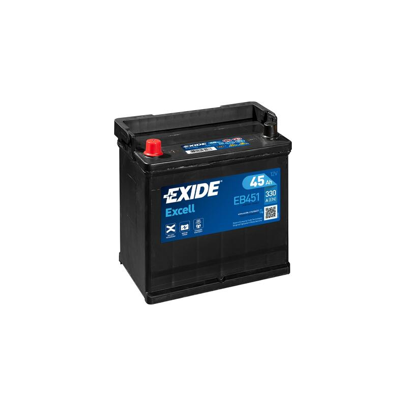 Bateria Exide EB451 12V 45Ah
