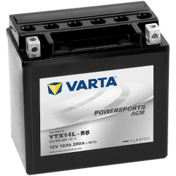 Varta YTX14L-BS 512905020 battery 12V 12Ah AGM