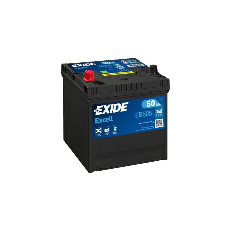 Exide EB505 battery 12V 50Ah