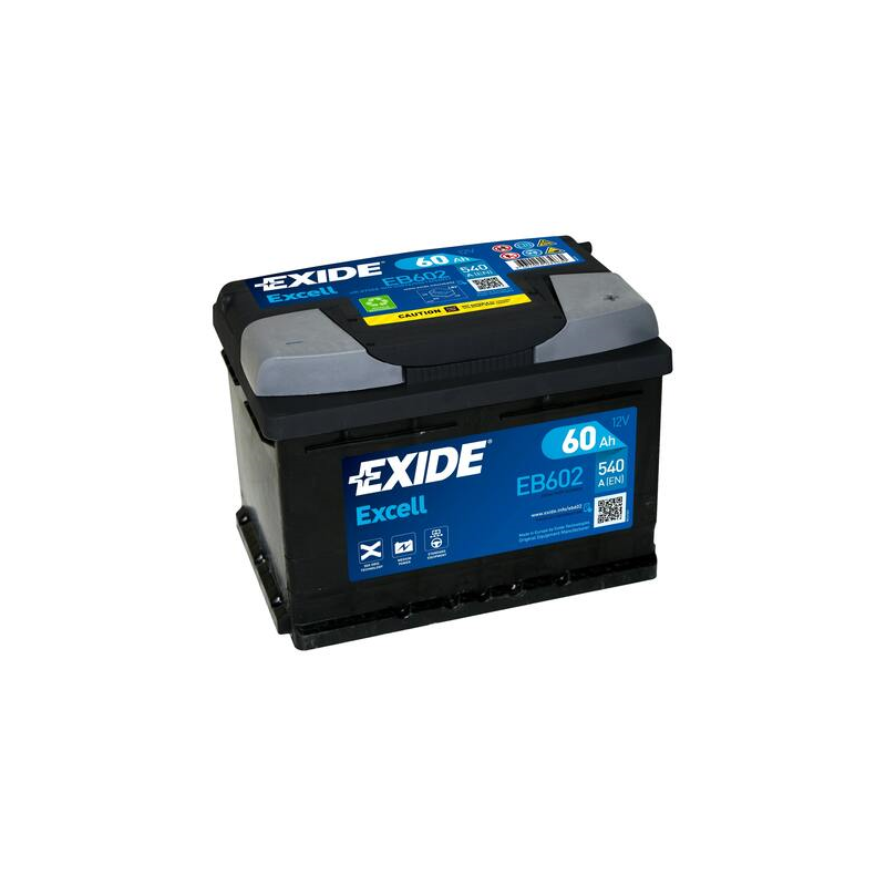 Bateria Exide EB602 12V 60Ah