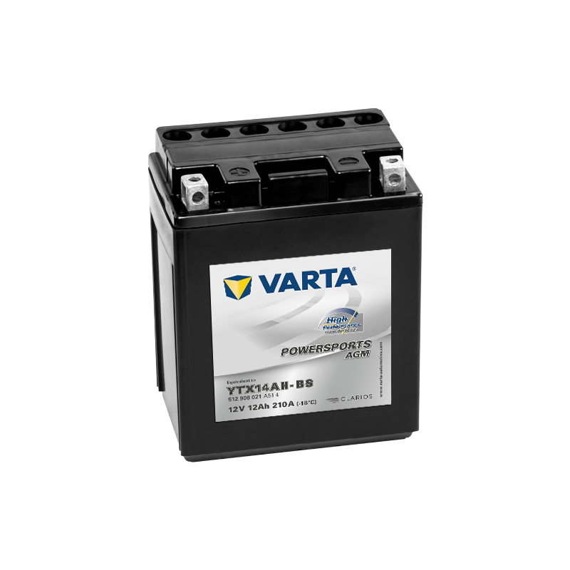 Batteria Varta YTX14AH-BS 512908021 12V 12Ah AGM