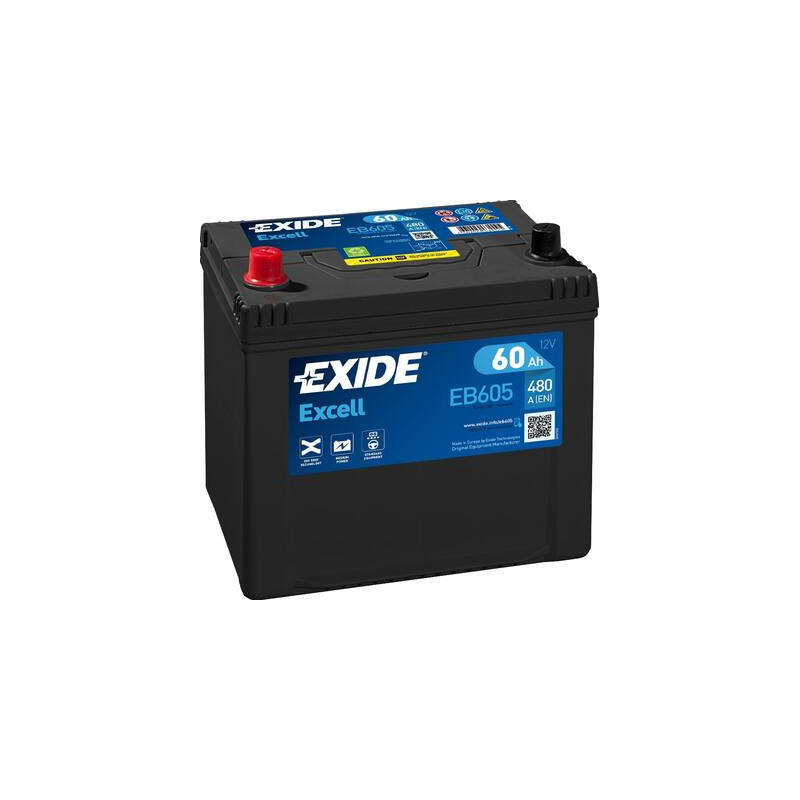 Exide EB605 battery 12V 60Ah