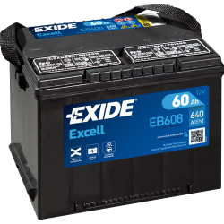 Bateria Exide EB608 12V 60Ah