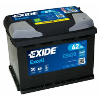 Bateria Exide EB620 62Ah - 1