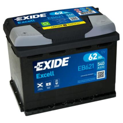 Exide EB621 battery 12V 62Ah