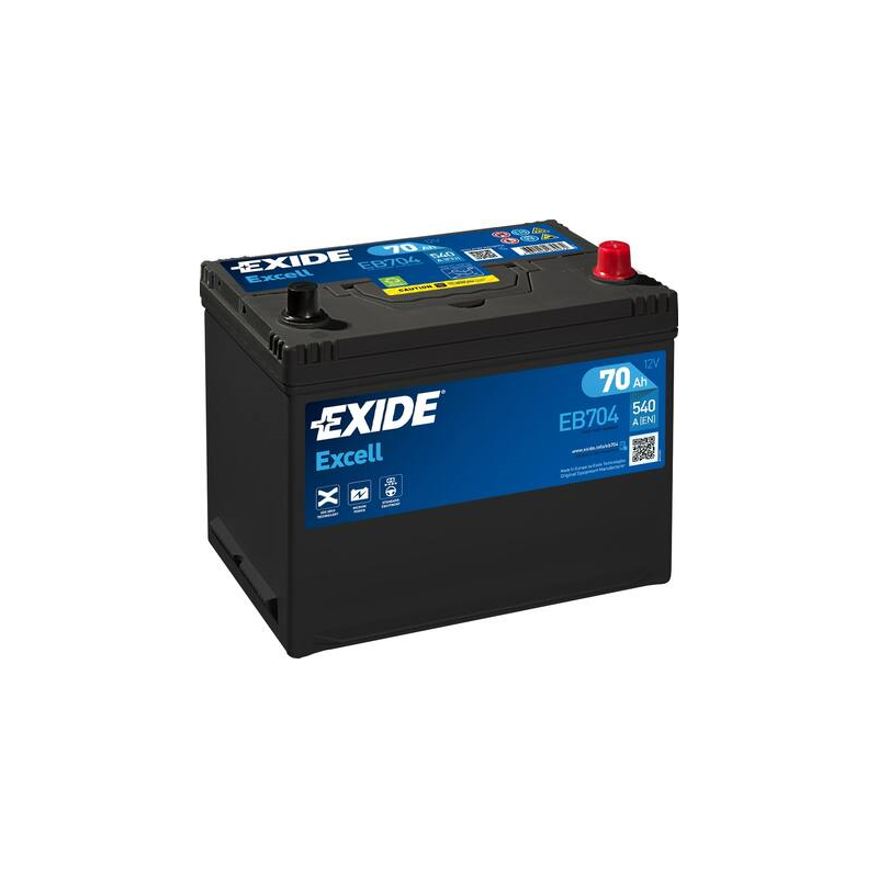 Exide EB704 battery 12V 70Ah