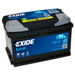 Bateria Exide EB712 71Ah - 1