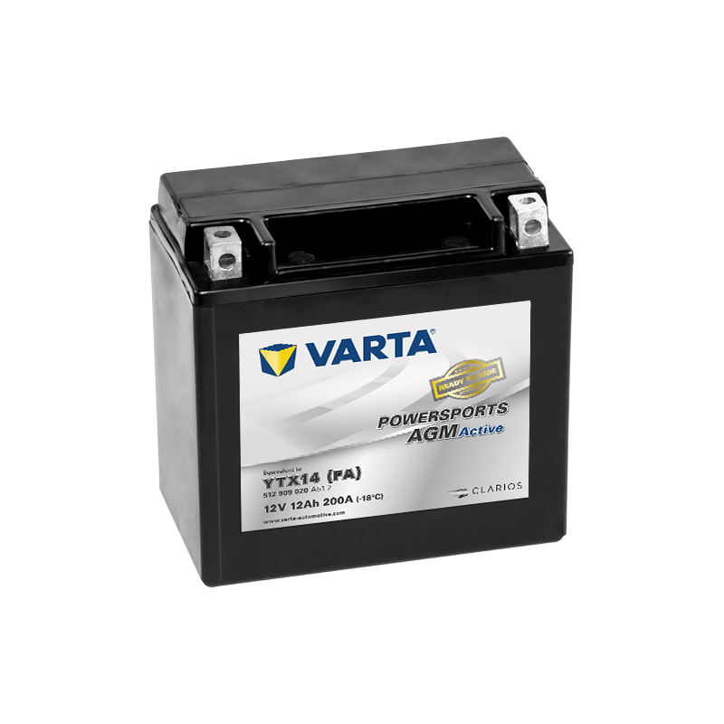 Varta YTX14-4 512909020 battery 12V 12Ah AGM