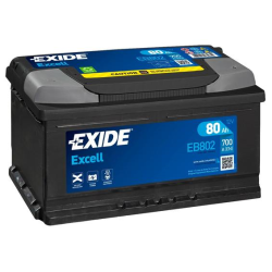 Batería Exide EB802 12V 80Ah