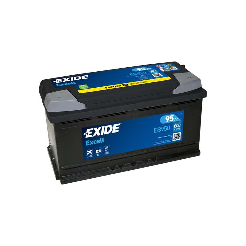 EXIDE EXCELL EB950 Batterie 12V 95Ah 800A B13 Batterie au plomb 017SE, 588  27