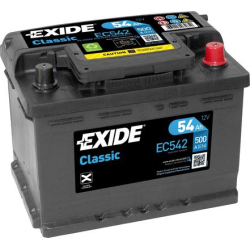 Exide EC542 battery 12V 54Ah