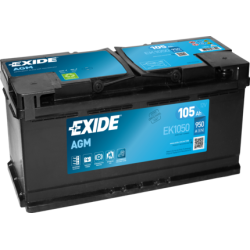 Batería Exide EK1050 12V 105Ah AGM