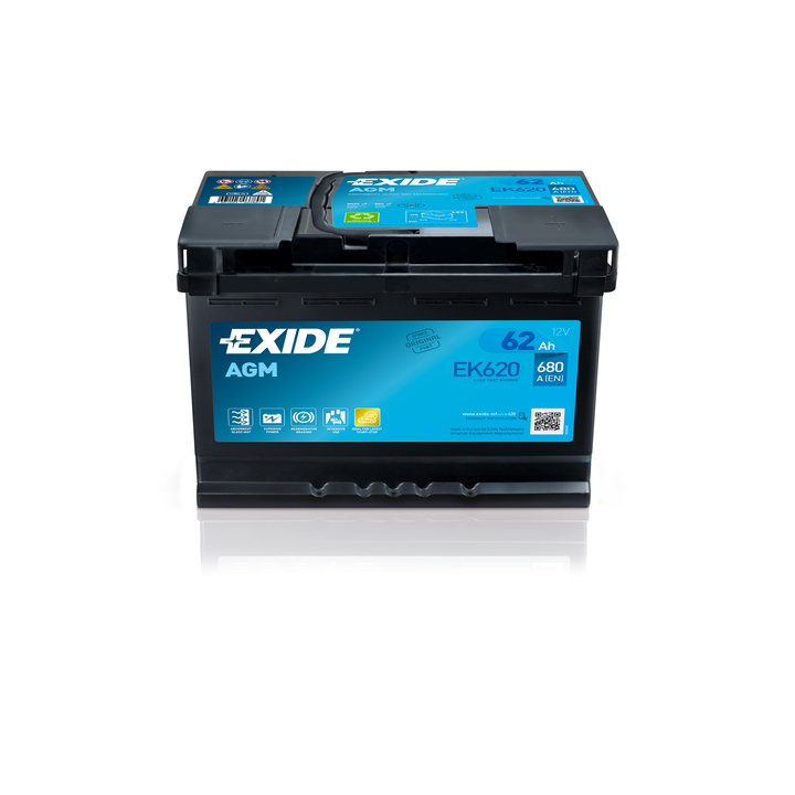 Bateria Exide EK620 62Ah - 1