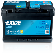 Bateria Exide EK720 72Ah - 1