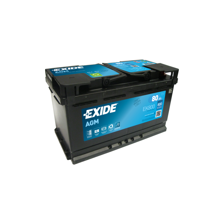 Bateria Exide EK800 80Ah - 1
