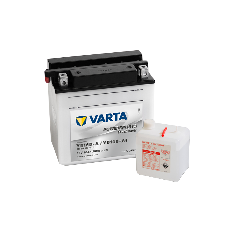 Batteria Varta YB16B-A YB16B-A1 516015016 12V 16Ah (10h)