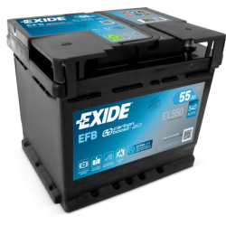 Batería Exide EL550 12V 55Ah EFB