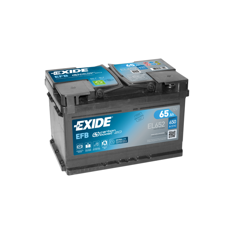 Bateria Exide EL652 12V 65Ah EFB