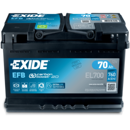 Bateria Exide EL700 70Ah - 1