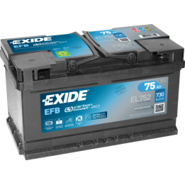 Bateria Exide EL752 75Ah - 1
