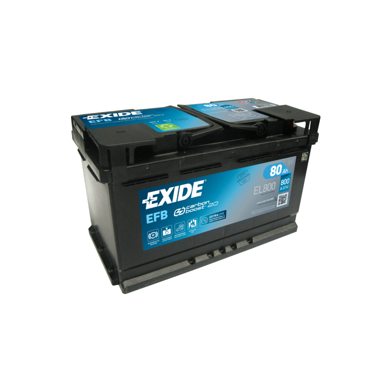 Exide EL800 battery 12V 80Ah EFB