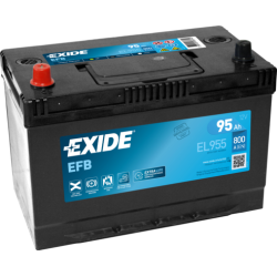 Exide EL955 battery 12V 95Ah EFB