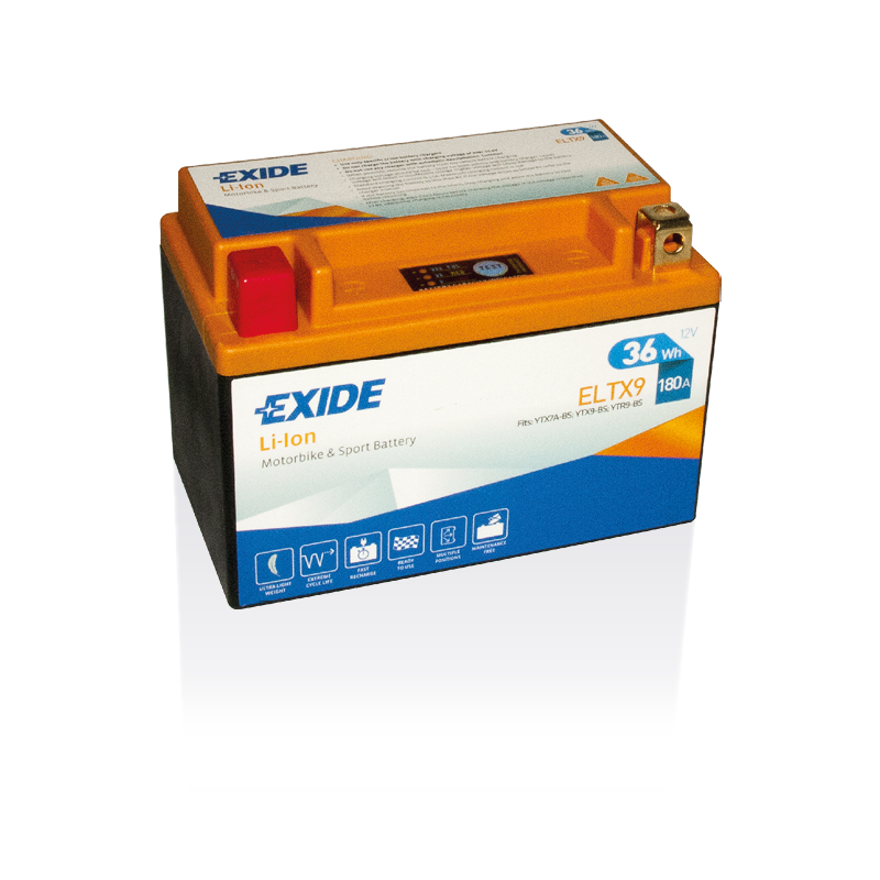 Exide ELTX9 battery 12V 3Ah Li-Ion