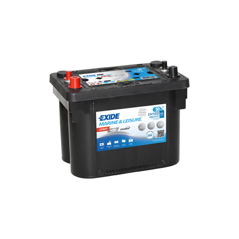 Batterie Exide EM1000 12V 50Ah AGM