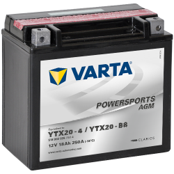 Varta YTX20-4 YTX20-BS 518902026 battery 12V 18Ah (10h) AGM
