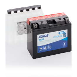 Bateria Exide ET12B-BS 10Ah - 1