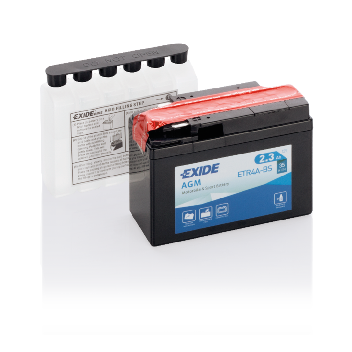 Bateria Exide ETR4A-BS 2Ah - 1
