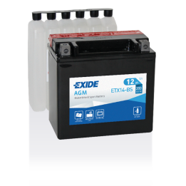 Bateria Exide ETX14-BS 12Ah - 1