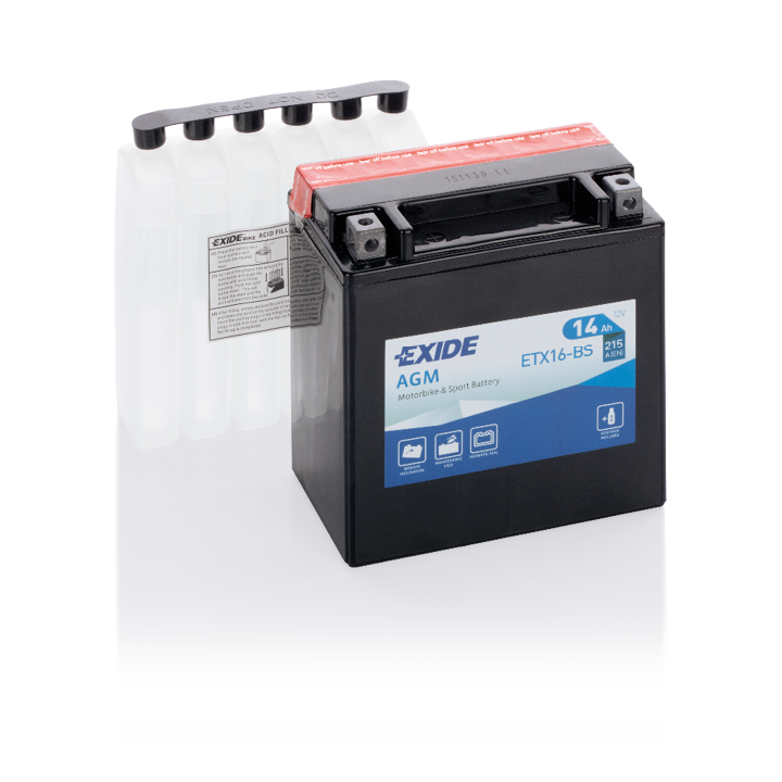 Bateria Exide ETX16-BS 14Ah - 1