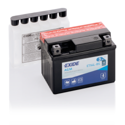 Exide ETX4L-BS battery 12V 3Ah AGM