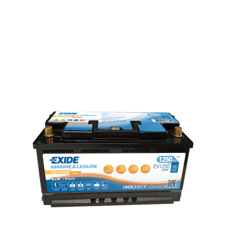 Bateria Exide EV1250 12.8V 96Ah LifePo4 BT
